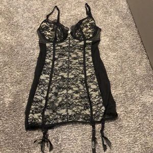 VICTORIAS SECRET BLACK SEXY LINGERE